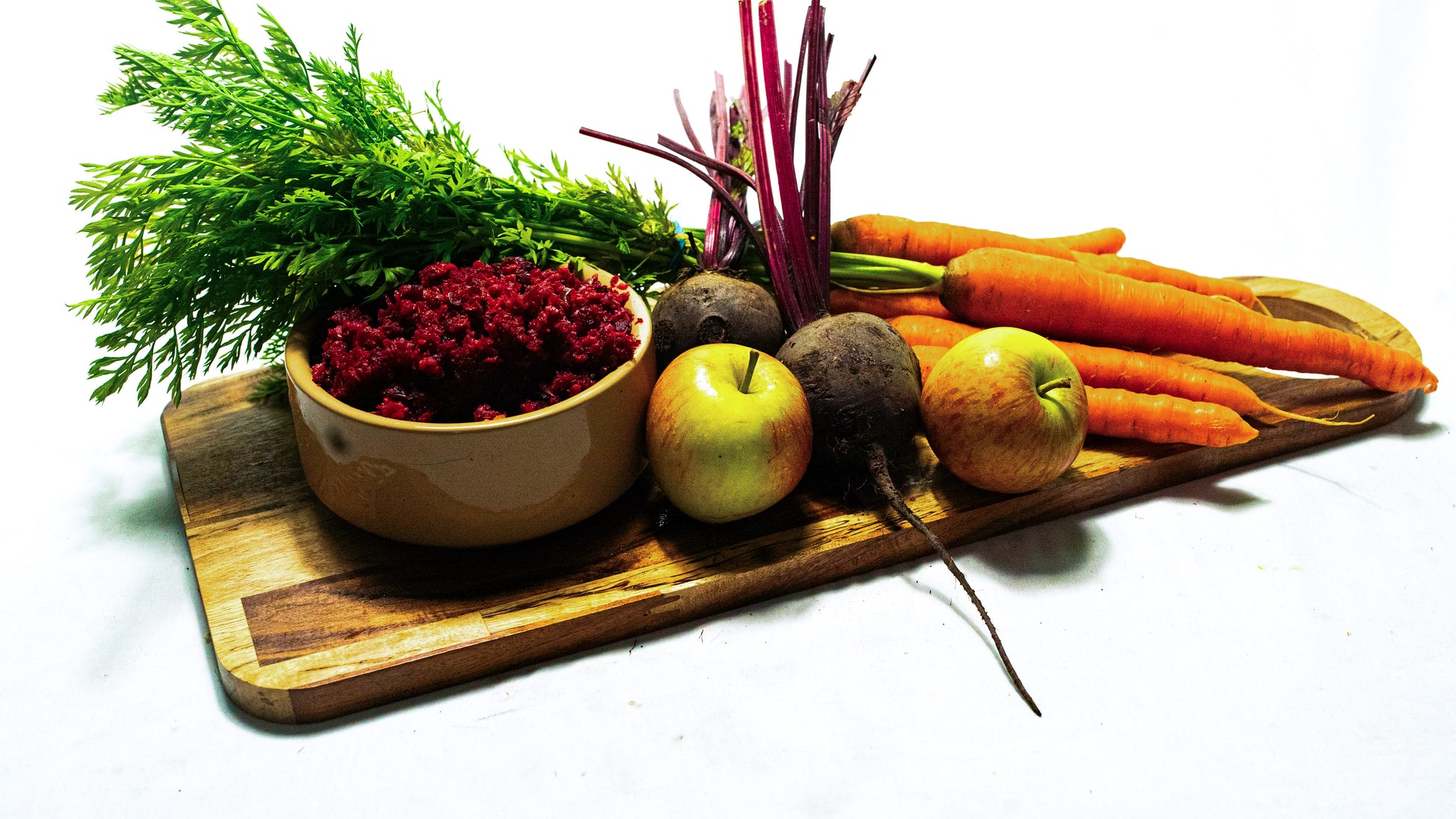 Raw Dog Food Carrots, Apples & Pineapples